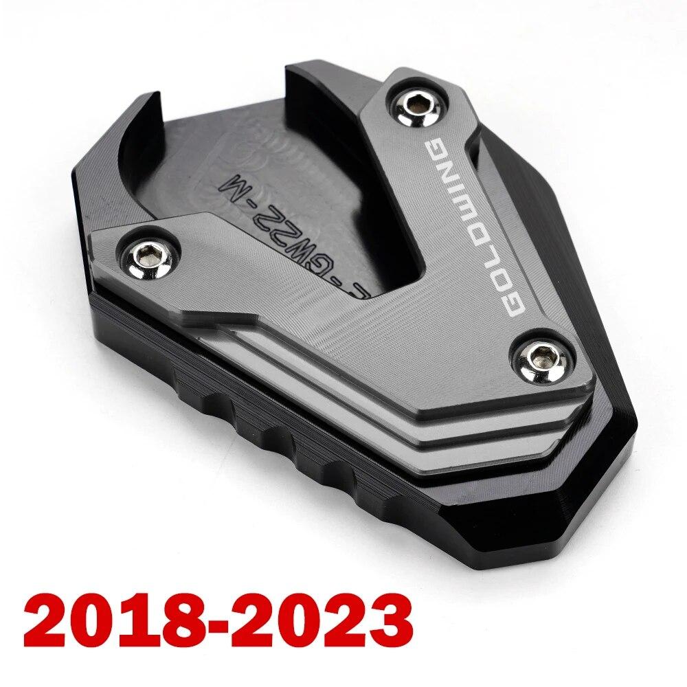 New Motorcycle CNC Foot Support Extension Plate Side Stand Enlarge for Honda Goldwing 1800 2018-2023 Gold Wing GL1800 2002-2017