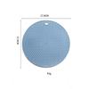 Silicone Honeycomb Heat-Resistant Non-Slip Pot Mat - Easy Clean & Anti-Scalding Placemat.