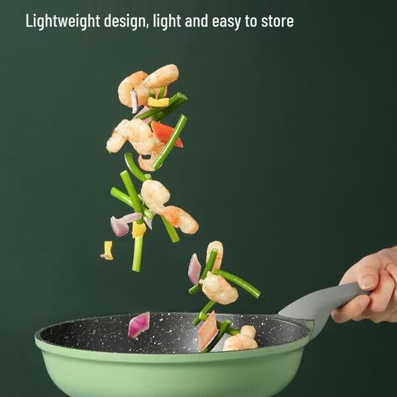 COOKER KING 26cm Bamboo Green Stone Non-stick Frying Pan
