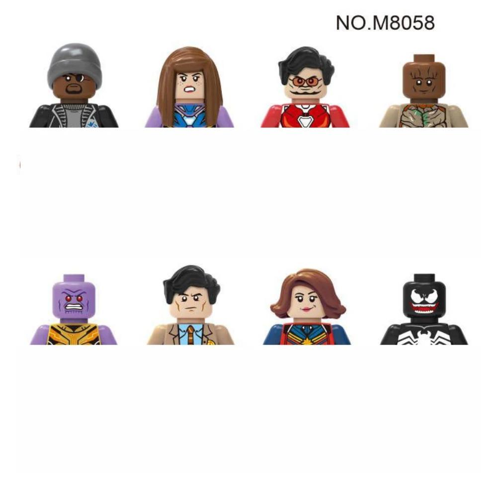 Stadt Charaktere Actionfiguren Bausteine Polizist Lehrer Feuerwehrmann Beruf Mini Figur Puppen Bricks Set Kinderspielzeug