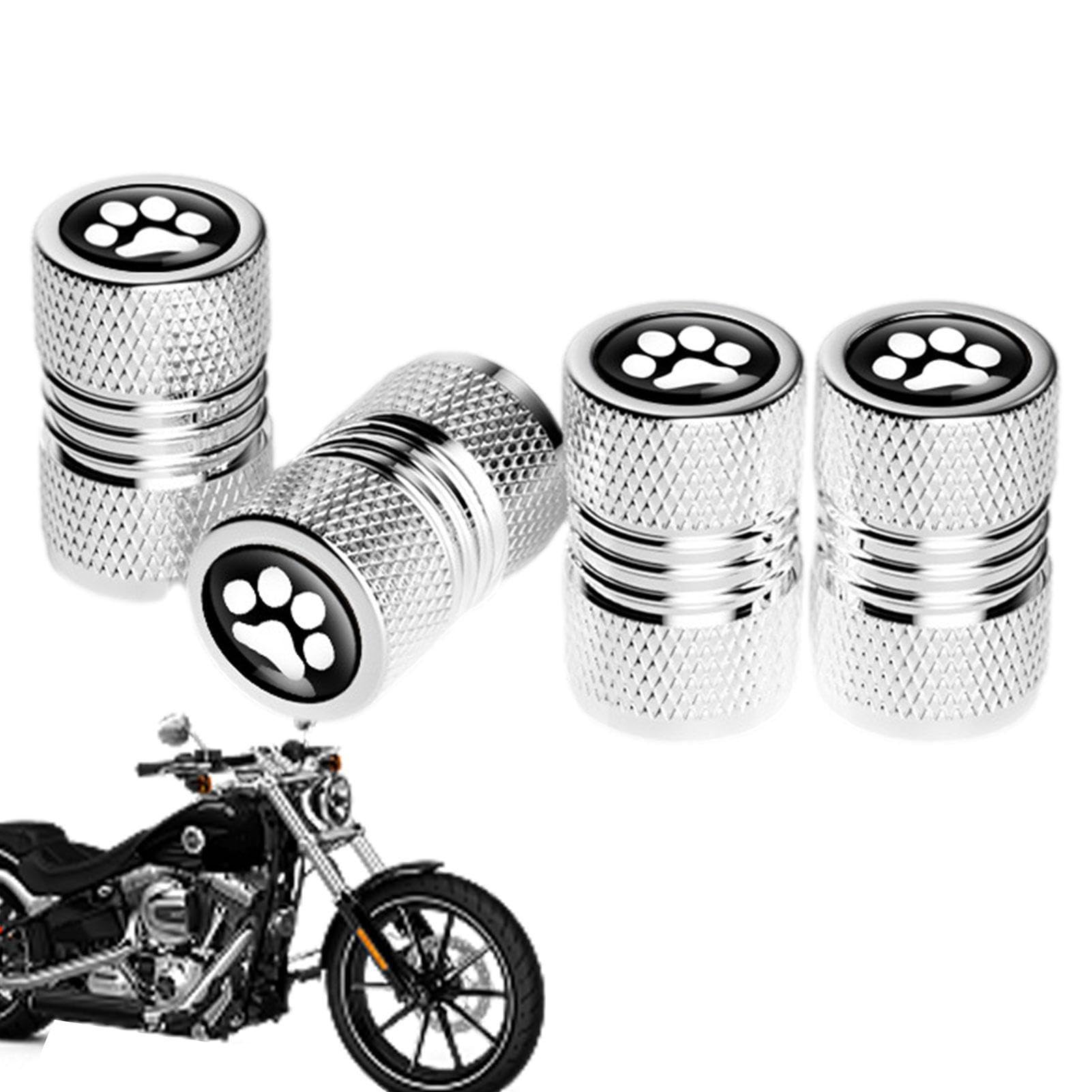 

Generic Stem Cap | Dog Paw Shape Leakproof Valve Cap See description