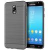 Luxury Carbon Fiber Case for Samsung Galaxy J7 Plus J7+ Full Protective Soft Cover for galaxy j7 plus Shockproof Silicone Case