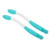 2 Pcs Toilet Aids Tools Long Reach Comfort Wipe Ergonomic Self Assist Toilet Butt Wipe Tool