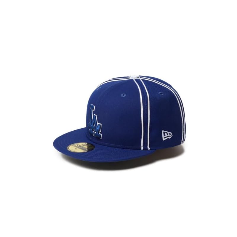 

[New Era] CAP cap 59FIFTY MLB Piping Los Angeles Dodgers dark royal men s male 7 1/4(57.7cm) 14307687