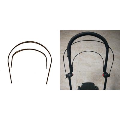 2 pièces/ensemble Cadre de support en métal pour poussettes Babyzen Yoyo Yoya Babytime Vovo Fer Poussette pour nourrisson Support de toit Râtelier