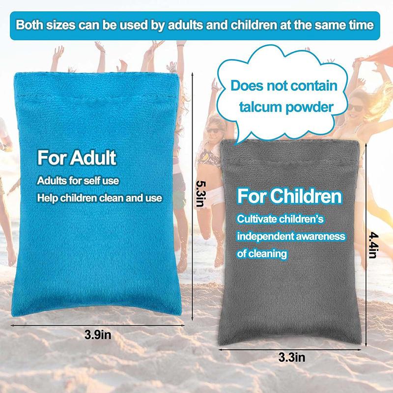 1PC small summer sand remover is suitable for beach sand removal bag powder bag sand removal beach vacation travel camping