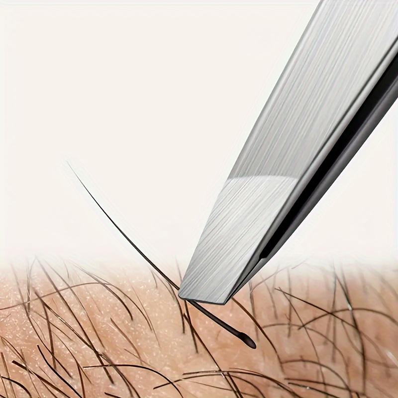 4er Set Professionelles Pinzetten-Set Perfekt für Augenbrauen-Haarentfernung Splitter Sehr mühelos und entspannt zu entfernen