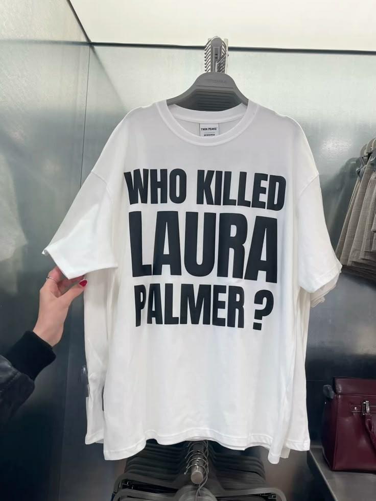 Twin Peaks - Who Killed Laura Palmer Rare Design Basic T shirt XXXL