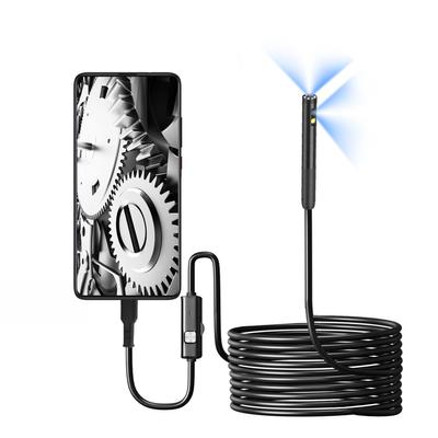 Endoskopkamera mit Licht, 1920P HD-Endoskop mit 8 einstellbaren LED-Leuchten, Doppelobjektiv, IP67