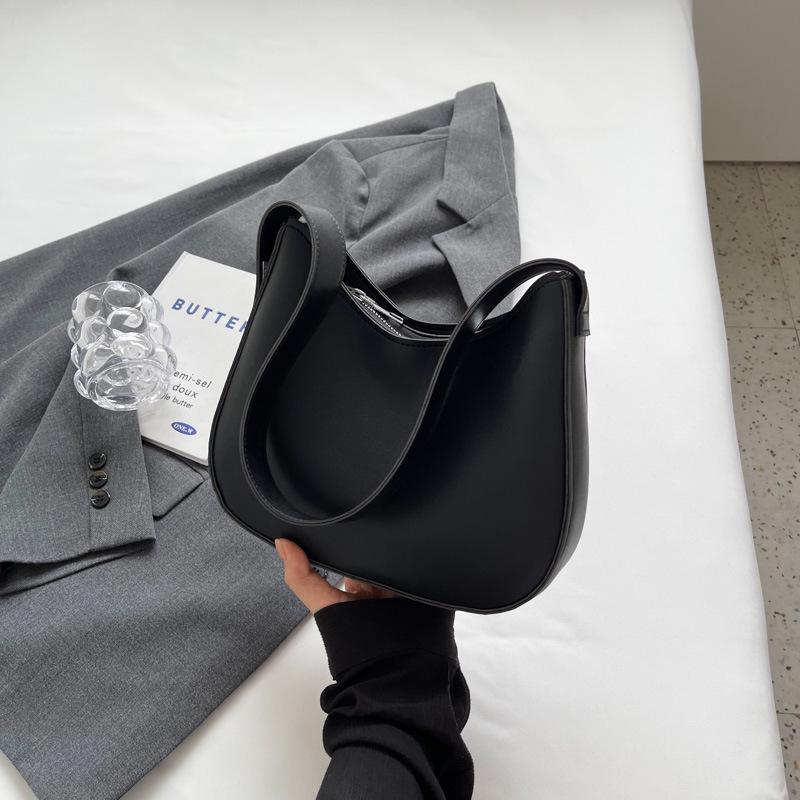 Bags Sense Women's 2023 Autumn Trendy Underarm Shoulder Bag with Bias Lock and Large Capacity