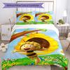 3pcs Maya the Bee Bedding Set Duvet Cover Closure Includes 1 Duvet Cover & 2 Pillowcases, Soft and Comfortable for All Seasons.