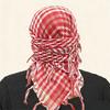 Stilvolles Unisex Arabisches Kopftuch in der Größe 100x100cm Vielseitiges Nackentuch Sonnenschutz-Accessoire mit Quasten
