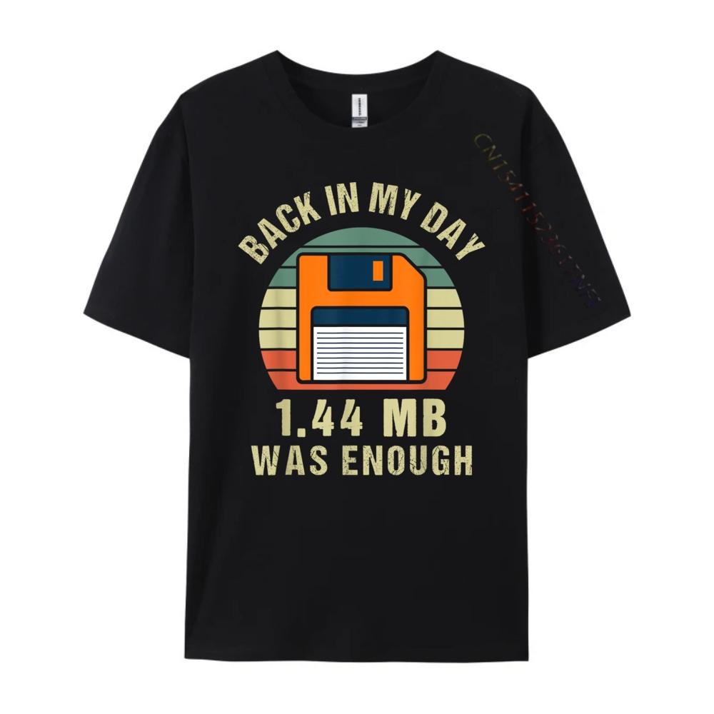 Floppy Disk Design For Computer Scientist Mens Shirts Graphic Tee Sale Tops T Shirt