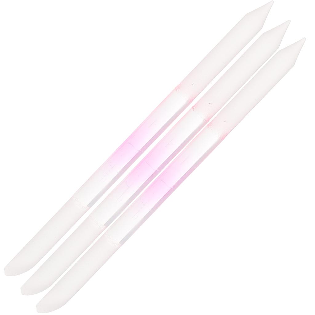 3Pcs Glass Nail Files Professional Manicure Tool for Smooth Filing Portable Compact Nail Art Essentials Manicure Tools
