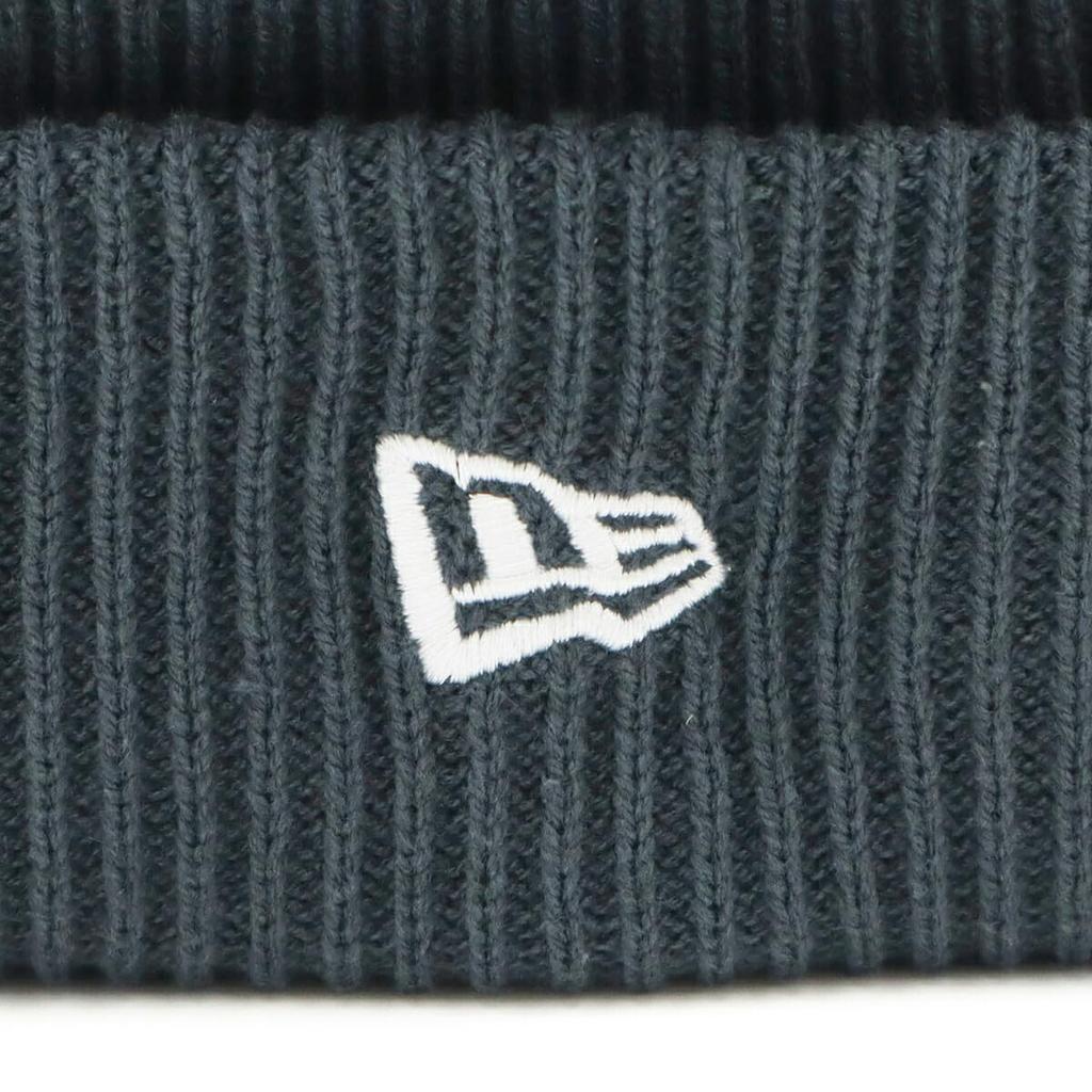 New Era Rib Cuff Knit Hat Charcoal Free Handwritten ONSPOTZ and Stylish Streetwear Perfect for and Winter Camping (14542794, NER35C0748), Gray, Logo,