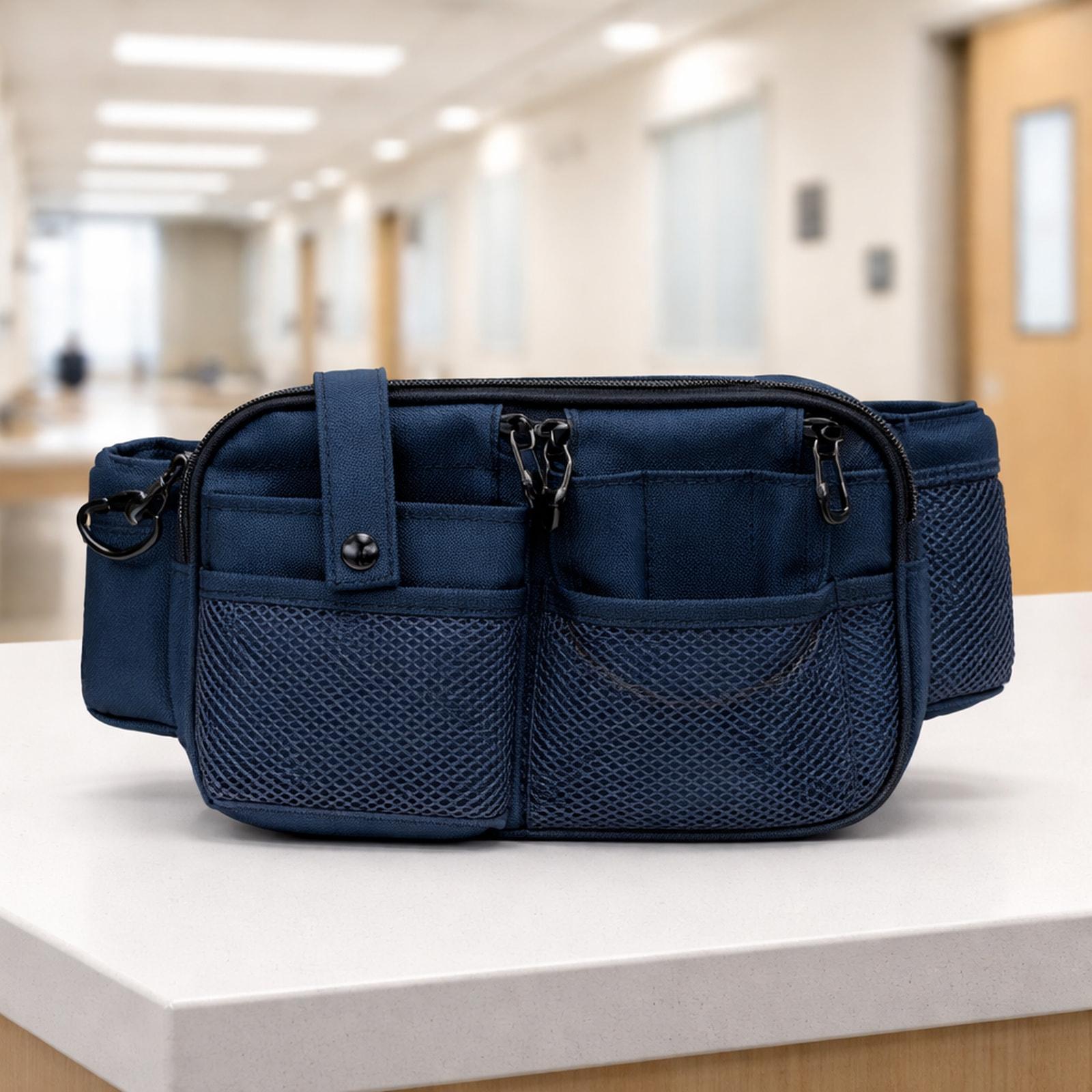 

Adjustable Nurse Tool Belt Work Fanny Pack Organizer Large Pocket Utility Bag for Medical Clinic Duty Nurses and Technicians