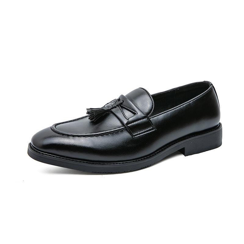 Men s New Style Casual Business Tassel Slip-On Leather Shoes 42