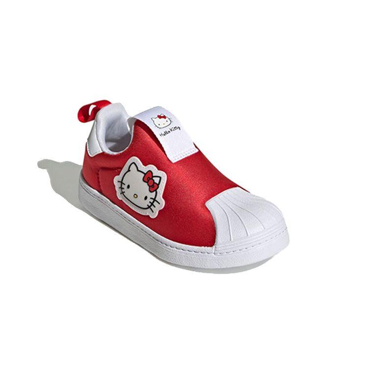 Adidas Hello Kitty X Superstar 360 C Vivid Red Kids Sneakers Cloud-White Core-Black GY9211