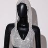 Summer Metallic Sequin Crop Top For Women Streetwear Fashion Statement