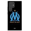 Case For Samsung Galaxy S23 Ultra OM Olympique De Marseille Logo Black Background Maniacase