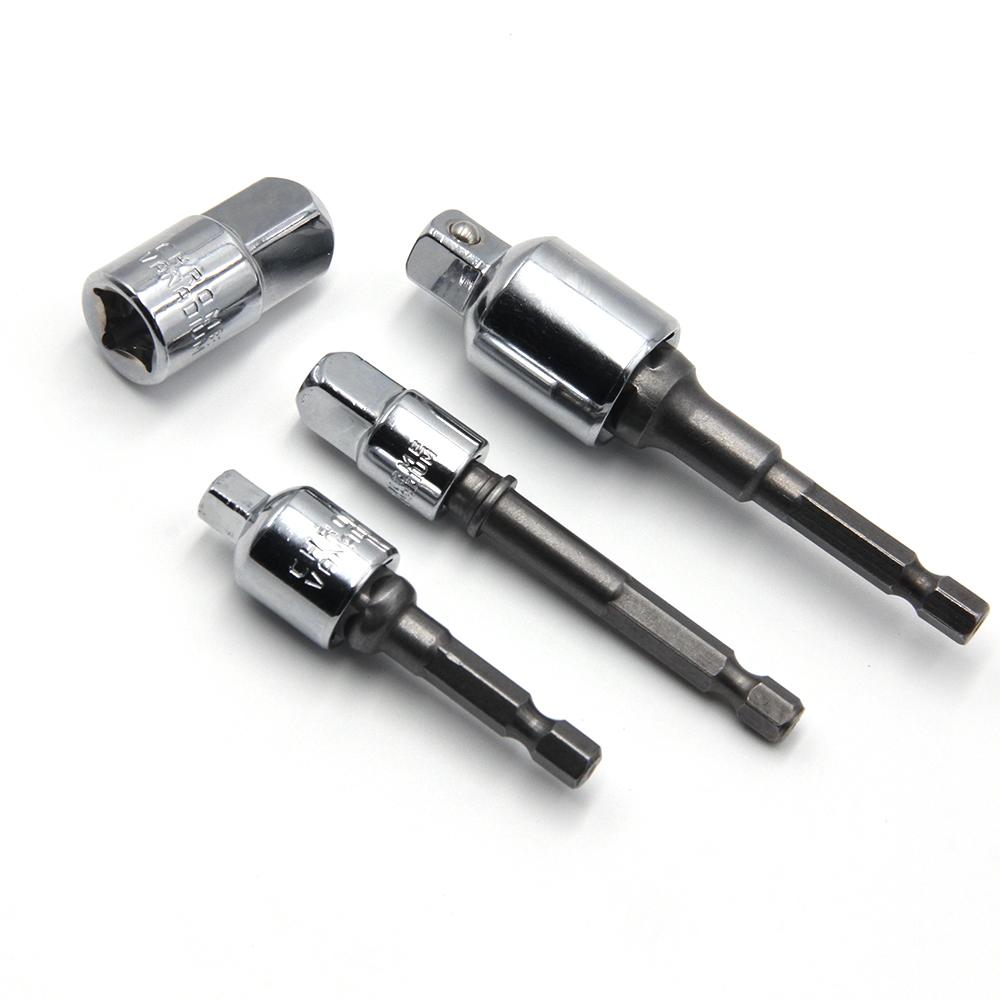 Manșon cu diametru variabil Adaptor manșon pătrat 4 buc Big Fly Mijloc Fly Mic Adaptor 1/2 3/8 1/4 Set de instrumente pentru tije de extensie