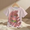 Fashion SpongeBob Kids Cartoon Anime Boys Girls Summer Fashion Casual Men's Women's Tshirts Children Adult Parent Child T Shirts
