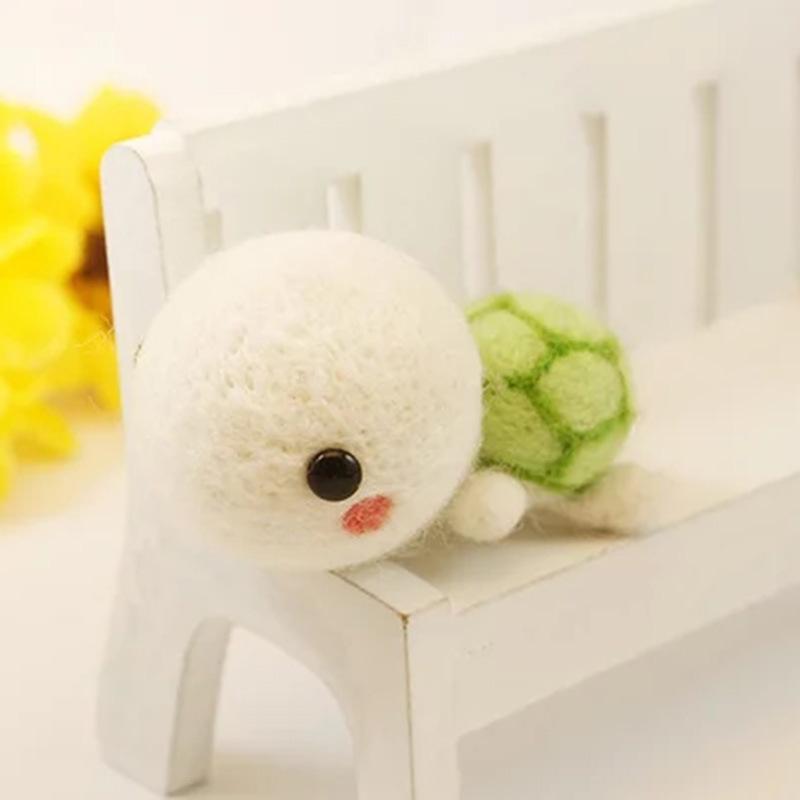DIY Wool Felt Panda Craft Kit with Tools