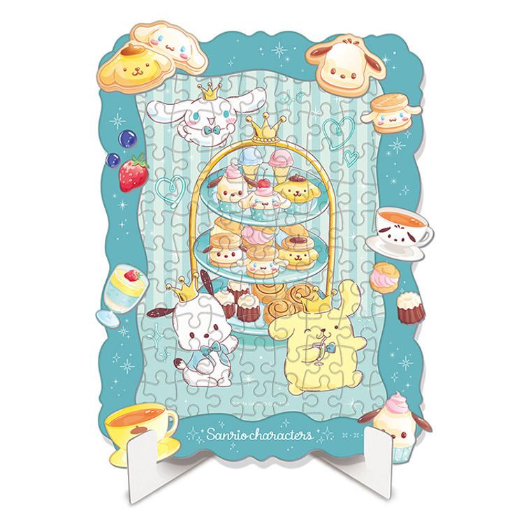 Sanrio Characters Dessert Time Deco Decorating Jigsaw Puzzle Postavičky 108 dílků, oblíbené korejské puzzle