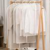 3/5/10pcs Transparent Hanging Clothes Dust Cover Zippered Garment Bags Suit Coat Dress Waterproof Dustproof Wardrobe Storage