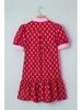 2026 Floral Print Lapel Pullover & Short Skirt - Women's Sweet European American Style, High Waist Summer Dress