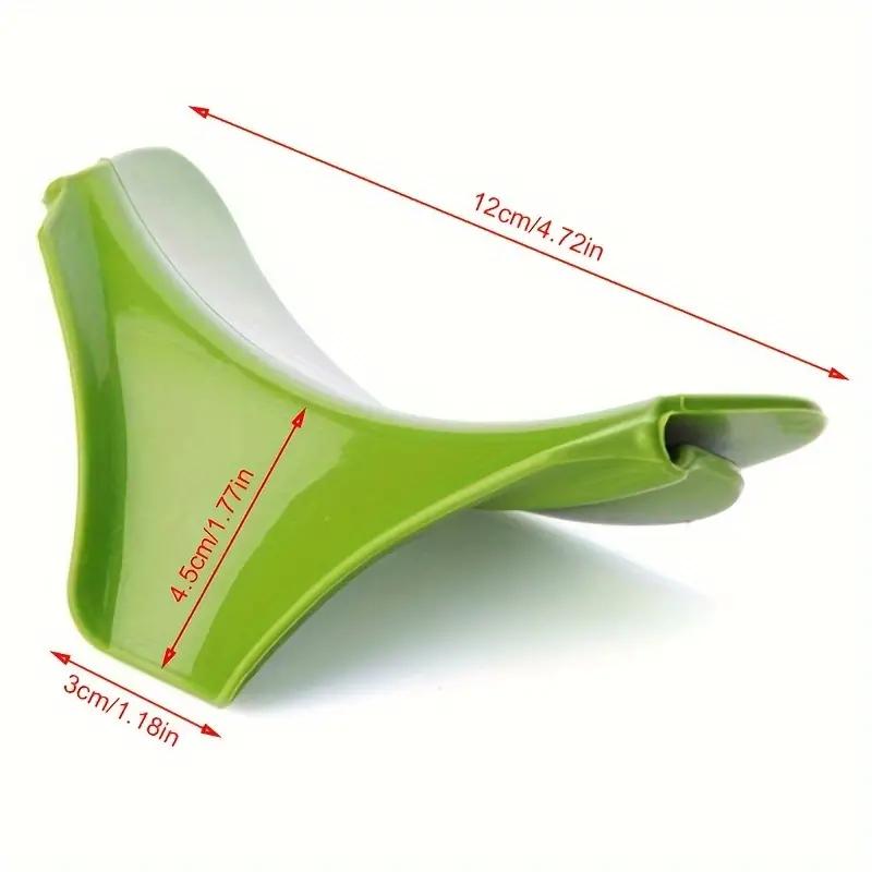 

Новая силиконовая воронка для супа, кухонный гаджет, инструменты, носик для выливания супа, силиконовый дефлектор для супа, препятствующий проливанию зелёный