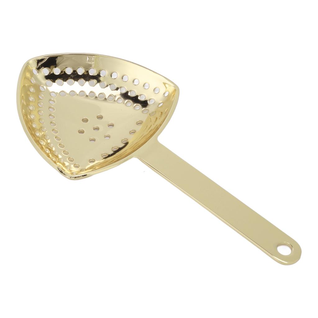 Trójkątne sitko koktajlowe Bez pęknięć Antykorozyjne Dokładna filtracja Dekoracyjne Profesjonalne sitko do lodu do baru domu