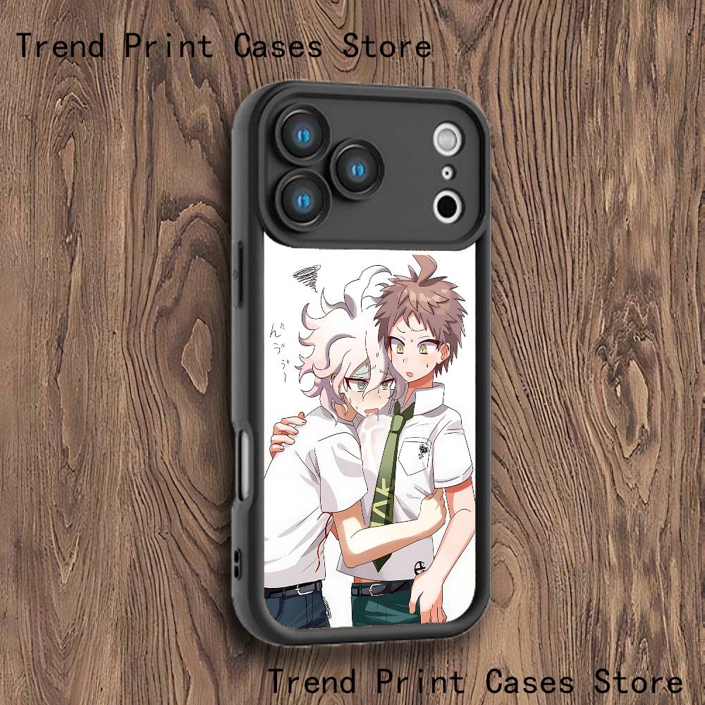 Nagito Hajime Komahina Handyhülle Für iPhone 17,16,15,14,13,12,11,Pro,Max,Plus,X,XS,SE4,E,Mini Schwarze Verdickte Randhülle