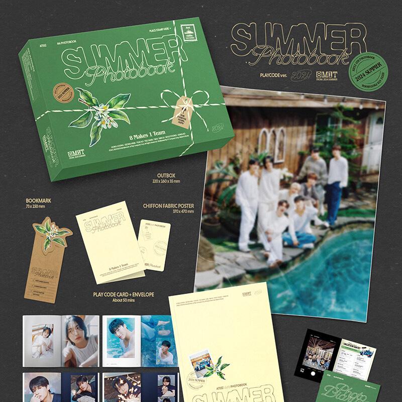 ATEEZ CODICE DI GIOCO del libro fotografico ATEEZ 2024 SUMMER