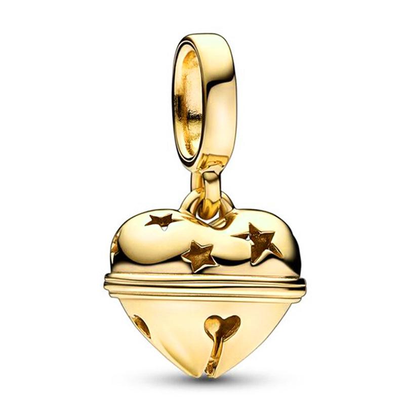 

Gold Love Tree Bell Pendant Beaded For DIY bracelet necklace accessories Women Fine Jewelry Gifts
