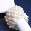 Baroque Pearls Bracelet Elastic Wide Bangle Simple Women Bracelet  Gift