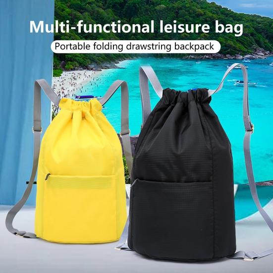 Buy Practical Hiking Backpack Drawstring Lightweight Storage at affordable prices — free
