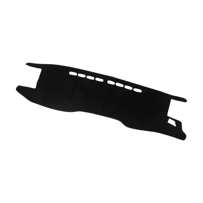 Armaturenbrett Abdeckung Matte Teppich Dashmat Rutschfest Schwarz Polyester Passend für Toyota Hilux 2024 Linkslenker