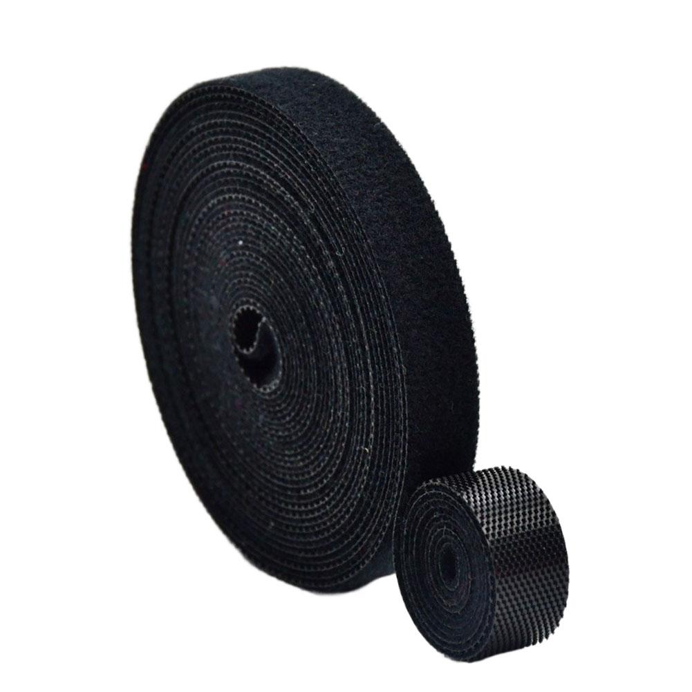 Nylon Hook Loop Cable Straps Reusable Fastening Tape Cable Ties Cord Organizer Double-Sided Hook and Loop Straps Wire Management