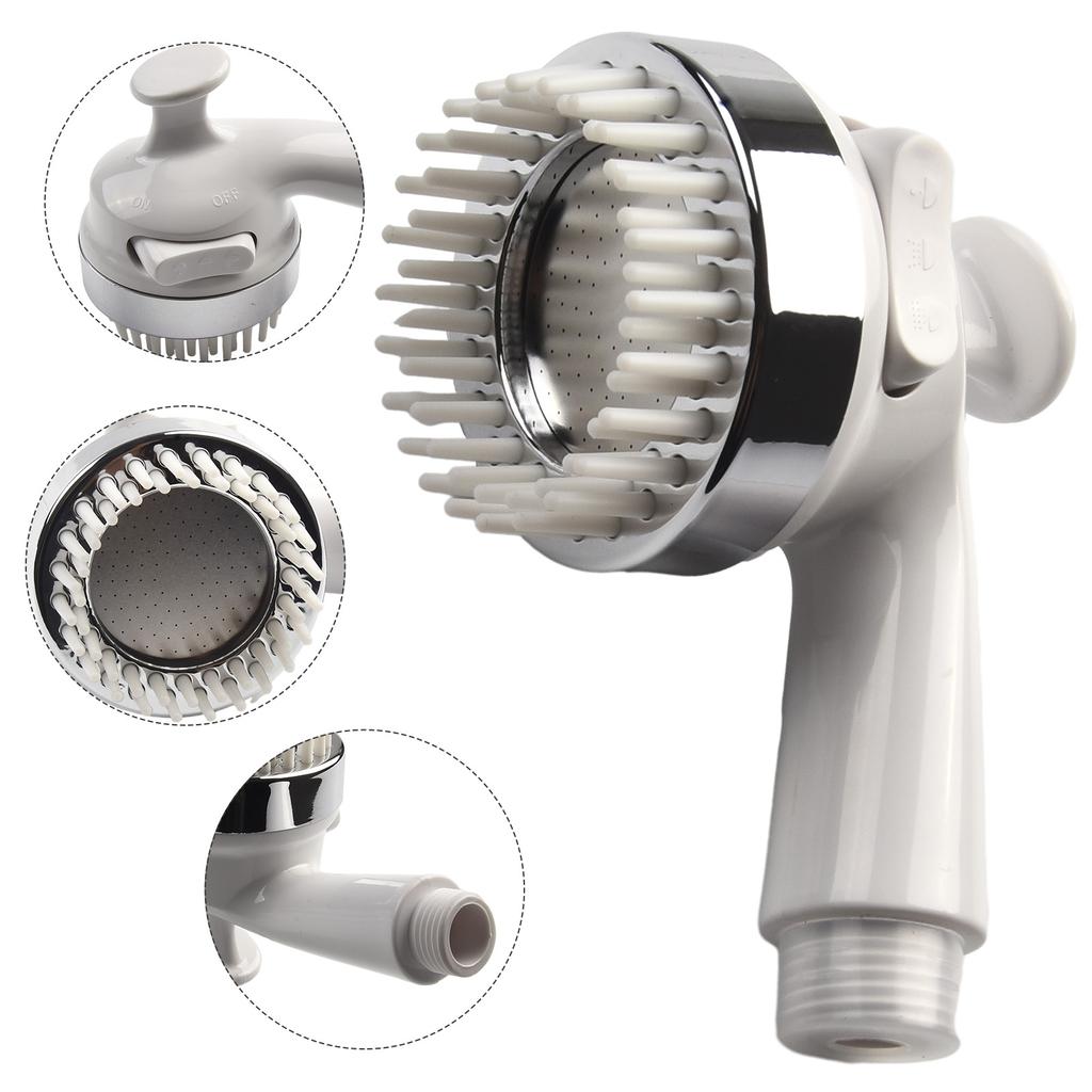 Multifunctional Massage Shower Head with Dual Mode Water Discharging Suitable for Washbasins Kitchen Sinks Balconies