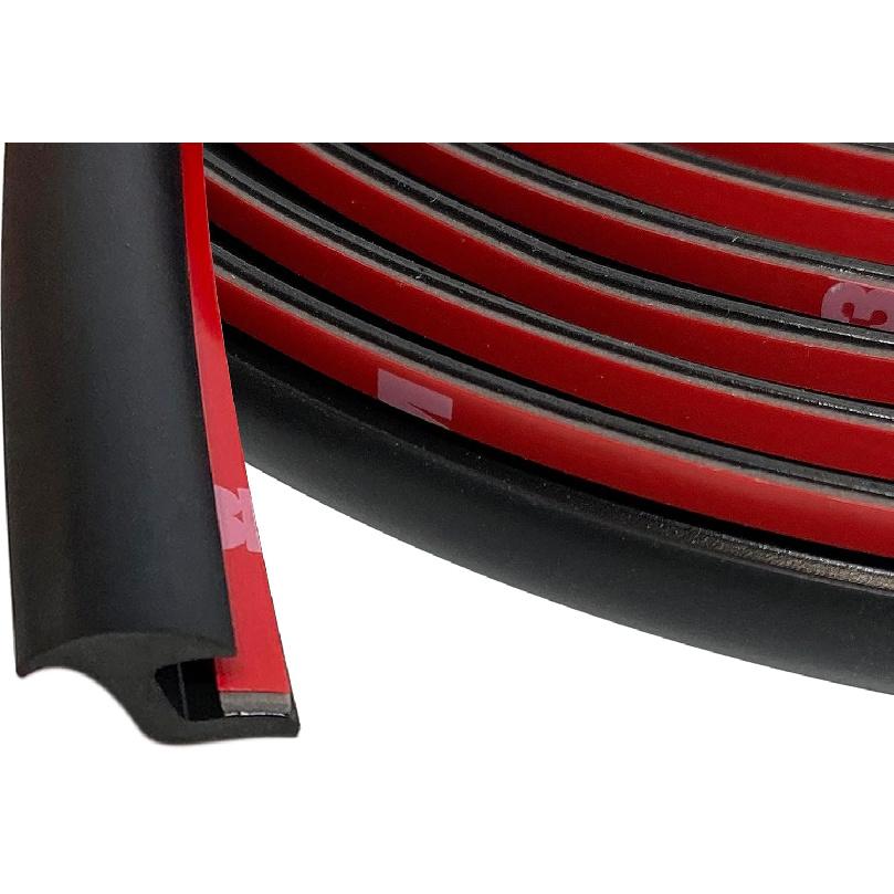 Fender Flare Trim 33Feet, EPDM Rubber Seal for Car and Truck Wheel Wells, Trim with Automotive Grade Tape, Black 33Feet