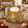 1pc Storybook Woodland Tissue Box | Multi-functional Fall Napkin Dispenser, Two Sizes Available Suitable for Home, Thanksgiving Parties,Fox Bird Birch