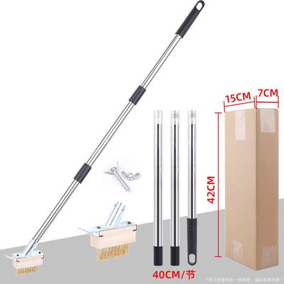 Crack Weeder Moss Remover Brush With  Handle,