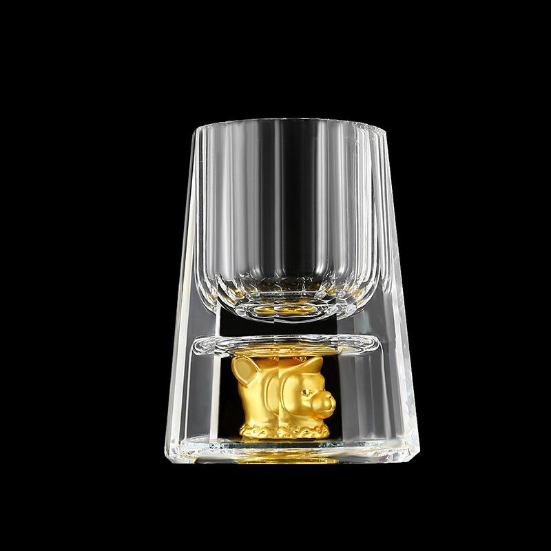 Creative Zodiac Crystal Glass Products, A Set Of 12 Small Wine Glasses, A Single Cup Selected For Home Use