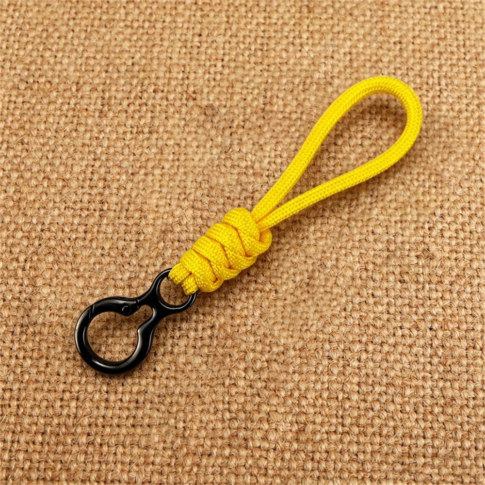 Outdoor Paracord Keychain With Trigger Snap Hook Hand-Woven Survival Camping Hiking Accessories For Car Keys Backpack Edc Gear