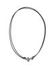 Sk8Er Rock Void Cross String Necklace ((Brown))