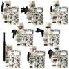 Compatible with  Building Block Series Ghost Police SWAT Shield Warrior Special Forces Small Particle Building Block Toy