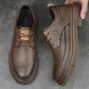 Męskie sneakersy z prawdziwej skóry, ręcznie robione, markowe, męskie casualowe buty płaskie sznurowane, klasyczne buty męskie na ślub, uniwersalne buty do skateboardingu męskie