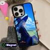 Wandering Witch Elaina Matte Surface Magsafe Mobile Phone Case for iPhone 17 16 15 14 13 12 11 Air Pro Max Plus Colorful Cover