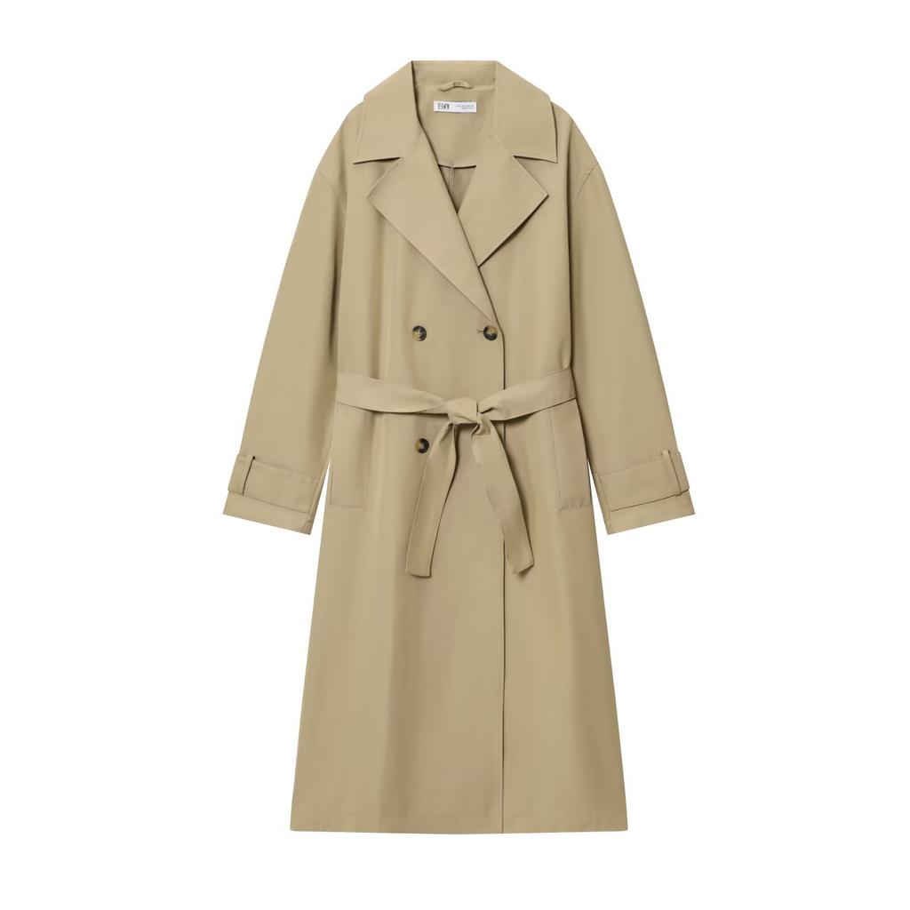 European and American style, new women's clothing, fashionable, casual, versatile, long trench coat 8372277
